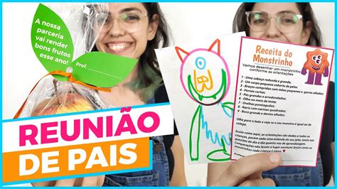 REUNIÃO DE PAIS DINÂMICAS e LEMBRANCINHAS pra arrasar YouTube