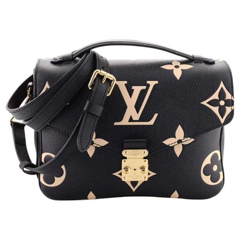 Louis Vuitton Pochette Metis Bicolor Monogram Empreinte Giant For Sale