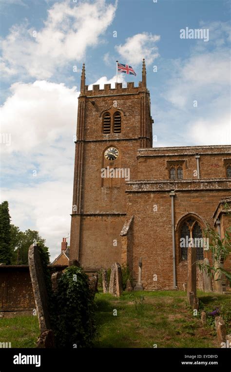 All Saints Church Wroxton Oxfordshire England Uk Stock Photo Alamy