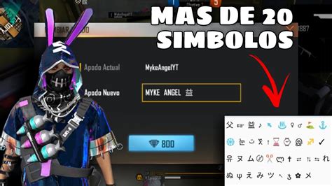 Los Mejores S Mbolos Insanos Para Tu Nombre De Free Fire