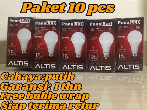 BOHLAM LED PANALED ALTIS 18 W PAKET 10 PCS Lazada Indonesia