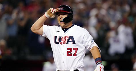 Mike Trout Team Usa Amaze Fans With Mercy Rule Win Over Canada In Wbc