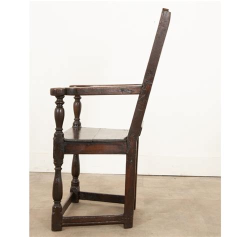 English 18th Century Oak Wainscot Chair