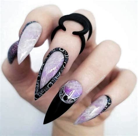 60 Halloween Nail Art Ideas Goth Nails Halloween 2018 Nail Alchemy