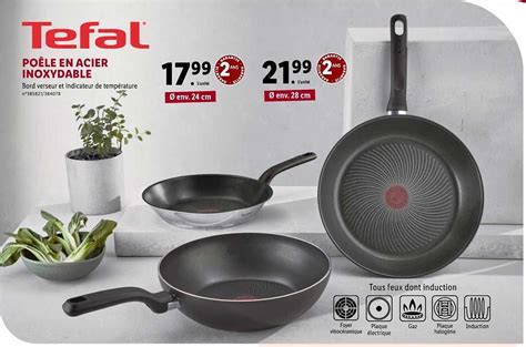 Promo Po Le En Acier Inoxydable Tefal Chez Lidl Icatalogue Fr