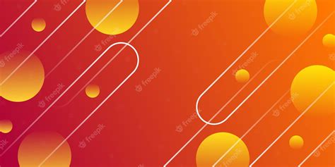 Premium Vector Abstract Orange Stripe With Circle Shape Background