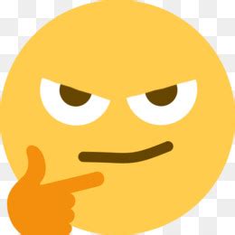 Pensando Emoji Fundo Png Imagem Png Social Media Emoji Discord