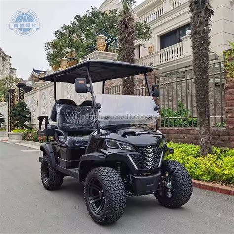 2 4 Seats Electric Lifted Golf Cart Hunting Car With Powerful 5kw Ac