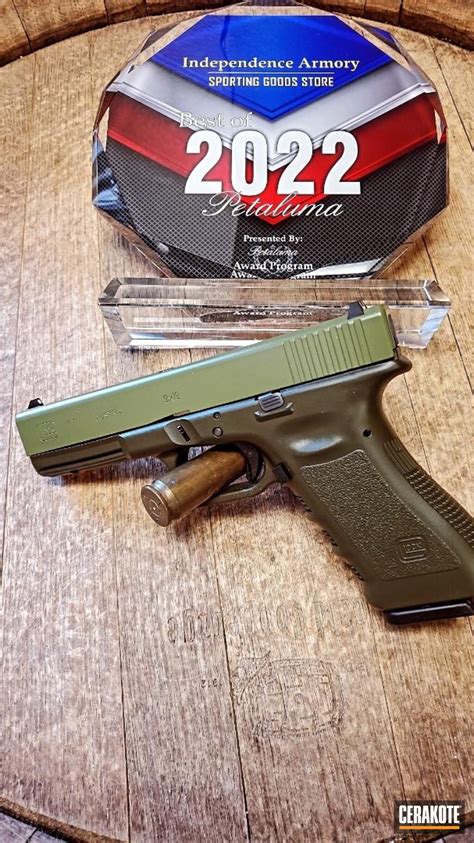 Green Glock Cerakote