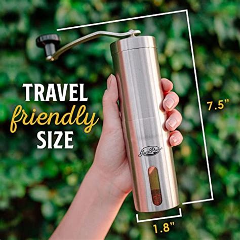 Javapresse Manual Coffee Grinder Stainless Steel Manual Conical Burr