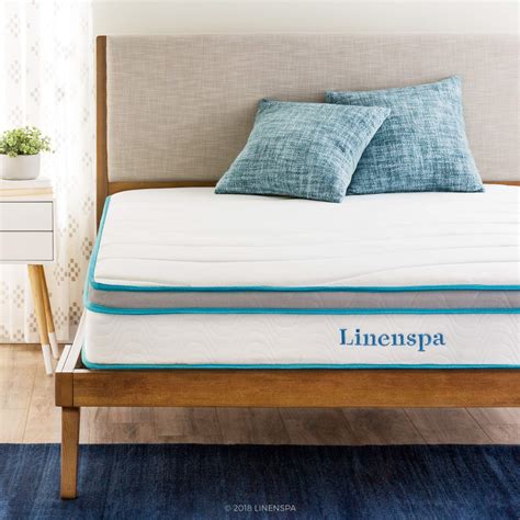 Rent to own Linenspa 8 Inch Memory Foam and Innerspring Hybrid Medium ...