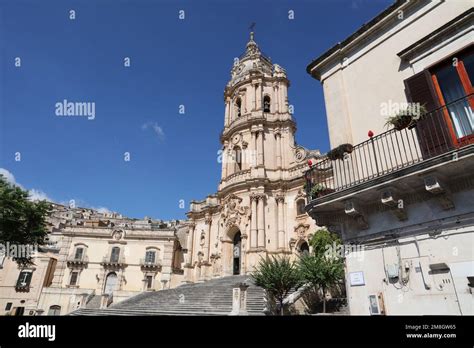 Duomo Of San Giorgio Modica Sicily Italy Stock Photo Alamy