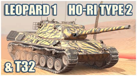 Leopard Ho Ri Type Ii T Wot Blitz Gameplay Youtube