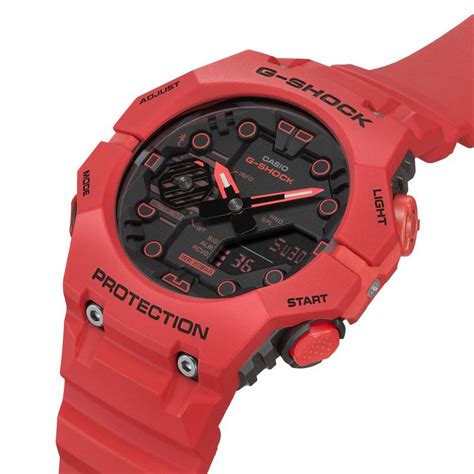 Montre G Shock Rouge GA B001 4AER Casio G Shock Ocarat