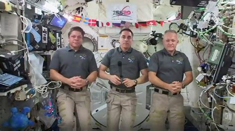 Spacex Crew Dragon Astronauts Prepare To Depart International Space