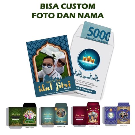 Jual Amplop Lebaran Unik Custom Amplop Idul Fitri Bisa Pake Nama Dan