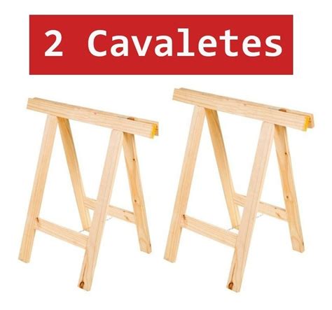 Kit Cavalete Mesa Madeira Pinus X Decorac O R Em