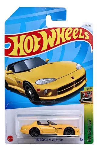 Hot Wheels Miniatura Carrinho Dodge Viper Rt Convers Vel Mercadolivre