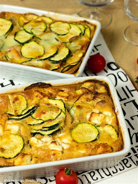 Cuisiner La Feta Clafoutis De Courgette Facile Et Healthy