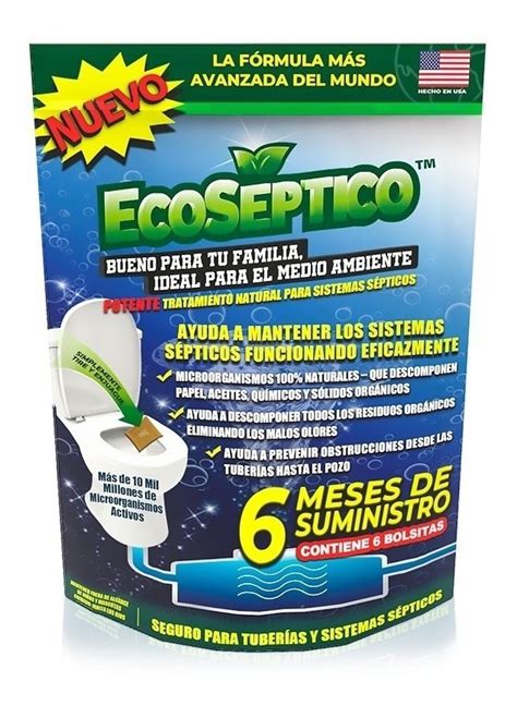 Tratamiento Bacterias Fosas Sépticas Biodigestores 12 Meses Meses sin