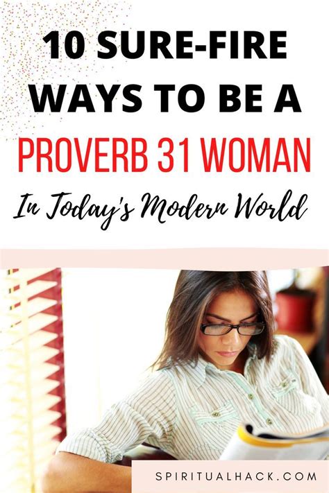 How To Be A Proverbs 31 Woman In A Modern World Artofit