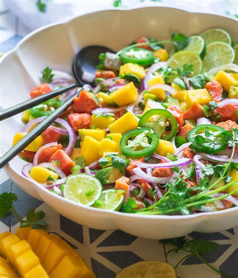 Mango Salmon Ceviche Heinen S Grocery Store