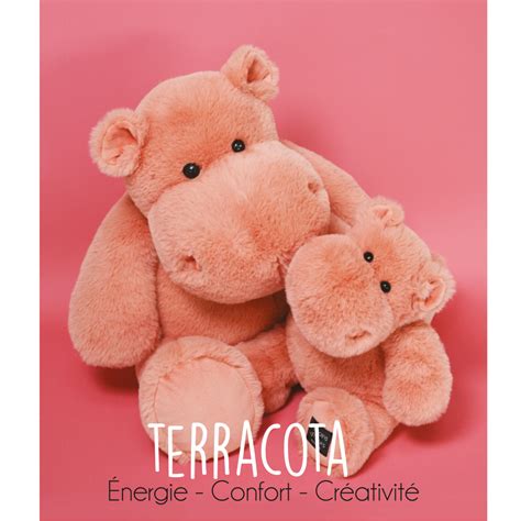 Histoire D Ours Peluche Hippopotame Terracota Cm