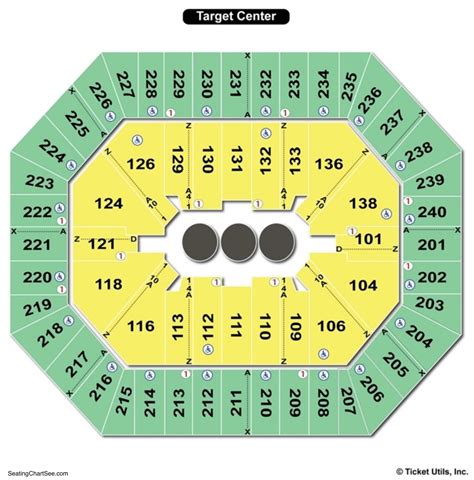 Target Center Seating Chart Volleyball Cabinets Matttroy