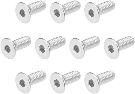 Amazon Uxcell M X Mm Flat Head Machine Screws Inner Hex Screw