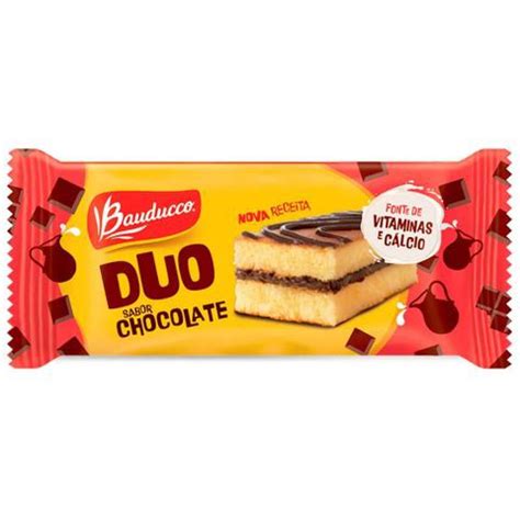 Bolinho Bauducco Duo Chocolate Goiabada 30 G Shopee Brasil