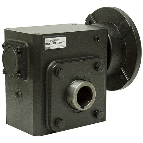 Right Angle Cast Iron Worm Gear Reducer Hp Tc Hollow