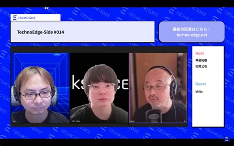 テクノエッジのポッドキャスト「technoedge Side」第14回を配信。ポッドキャスト配信の裏側を語る（technoedge Side
