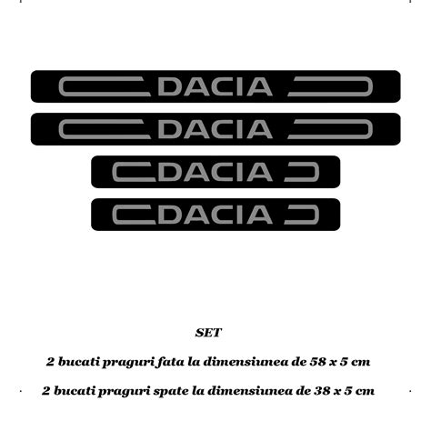 Set Protectii Praguri Auto Autoadezive Dacia Model Gri Emag Ro