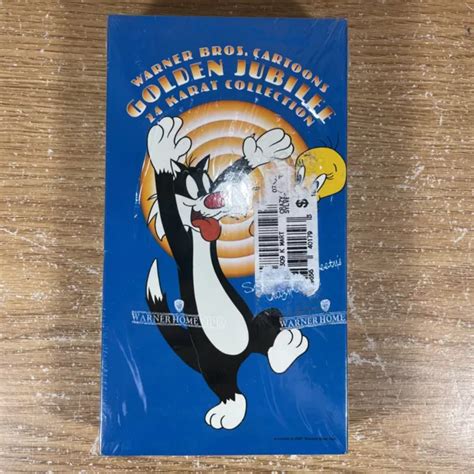 Sylvester And Tweety S Crazy Capers Vhs Golden Jubilee Karat Sealed