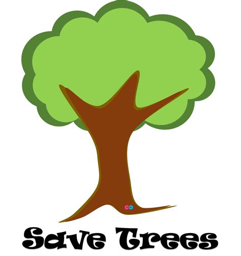 Save Trees Slogan Poster