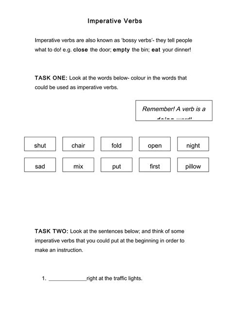 Imperatives And Sequence Adverbs Pdf