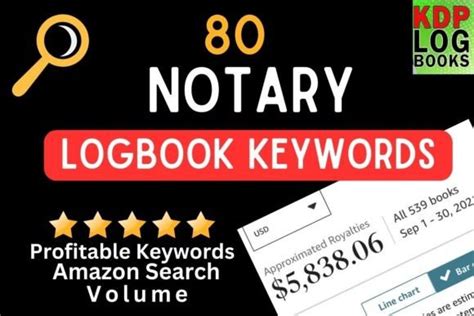 Notary Logbook Keywords Amazon Kdp Graphic By Nancy S Design Hub