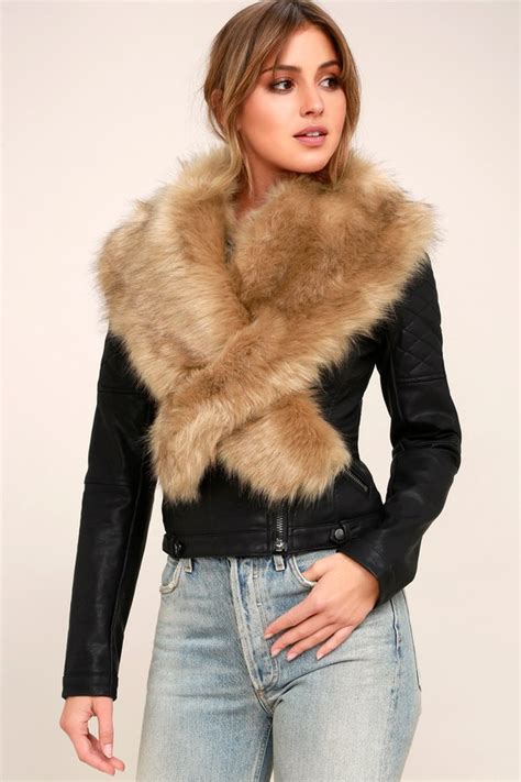 Chic Faux Fur Stole Light Brown Scarf Faux Fur Shawl Lulus