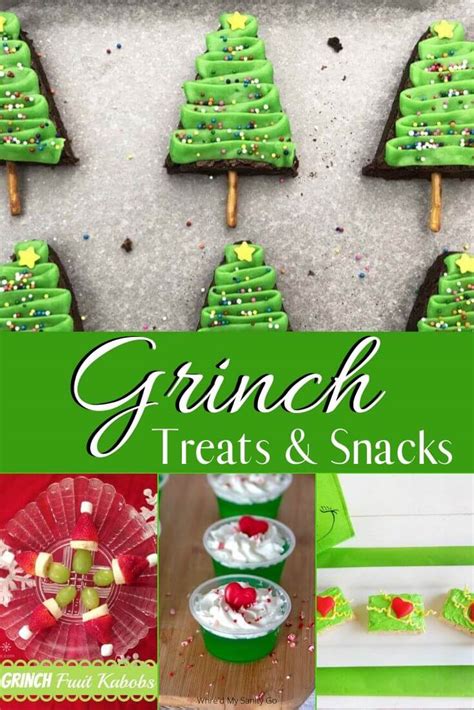 Cute Grinch Snacks And Desserts For Christmas Parties