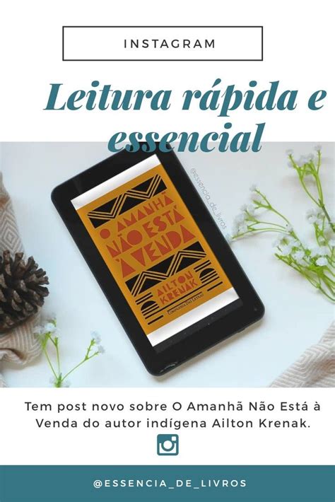 Resenha O Amanhã Não Está à Venda Ailton Krenak Resenha Leitura