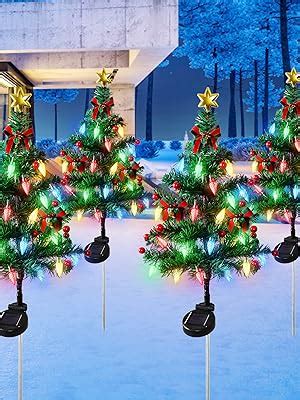 Amazon Dremisland Solar Christmas Tree Outside Pack Waterproof