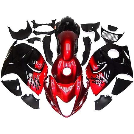 Amazon MC White Black Complete Fairing Fit For Suzuki 2008 2020