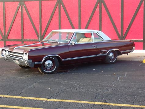 1965 Oldsmobile 442 Rare Find Post Car Very Solid See Video Stock