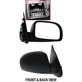 Find Textured Black Power Heated Side View Door Mirror Assembly