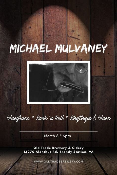 Music By Michael Mulvaney Old Trade Brewery And Cidery Brandy Station