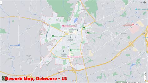 Newark Delaware Map