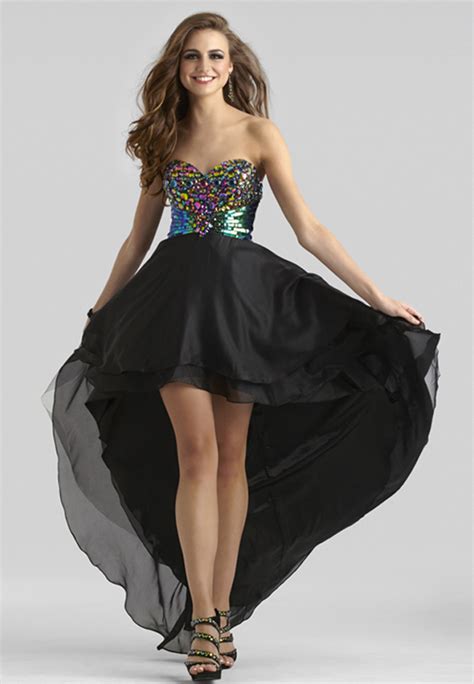 Black High Low Dress Dressed Up Girl