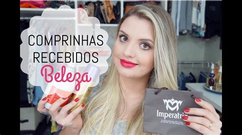 COMPRINHAS E RECEBIDOS DE BELEZA YouTube