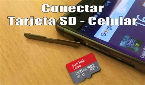 C Mo Poner O Conectar Una Tarjeta Sd A Mi Celular Paso A Paso Mira