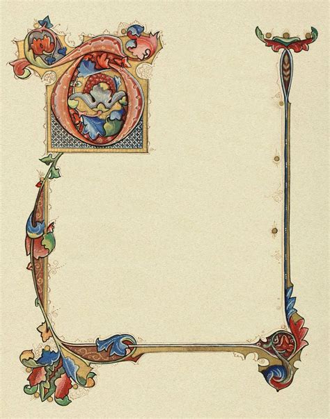 25 Best Ideas For Coloring Illuminated Manuscript Borders